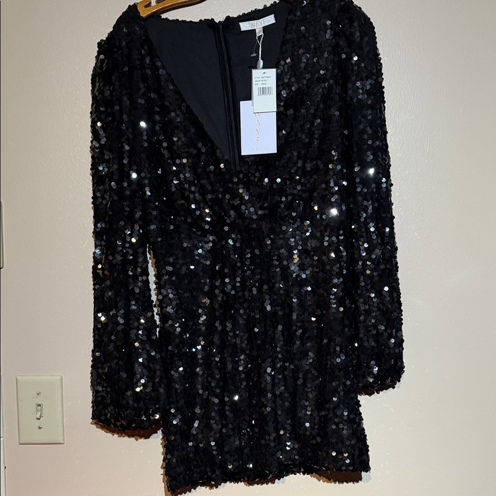 Wayf Elegant Black Evening Dress